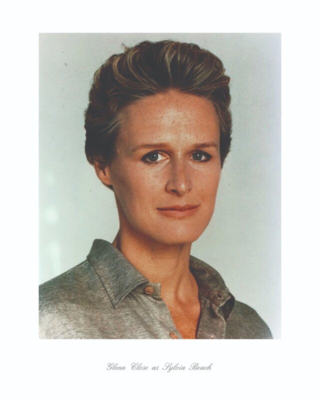 Glenn Close as Sylvia Beach